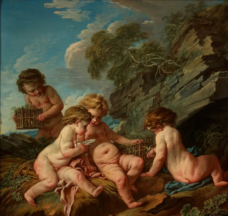Miłość ptasznik - François Boucher