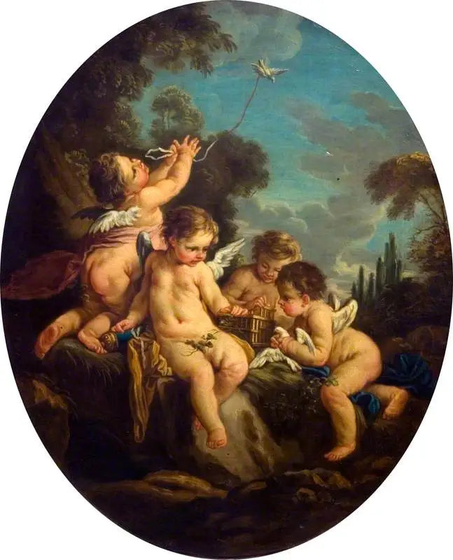 L’amour oiseleur - François Boucher - Alpha Reproduction