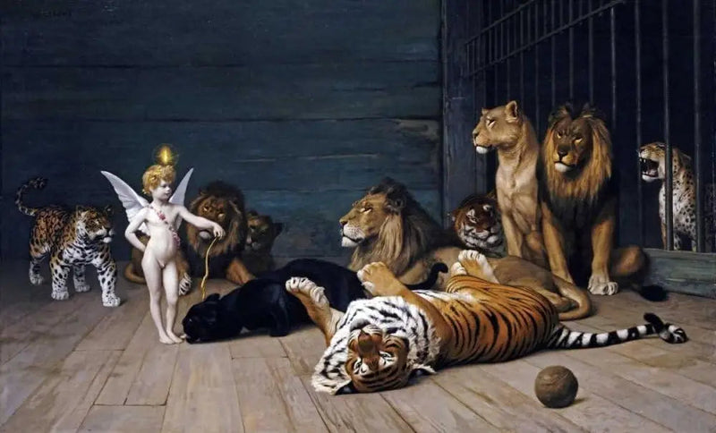 Miłość zwycięska, Kto byś nie był, głos twój Mistrz - Jean-Léon Gérôme