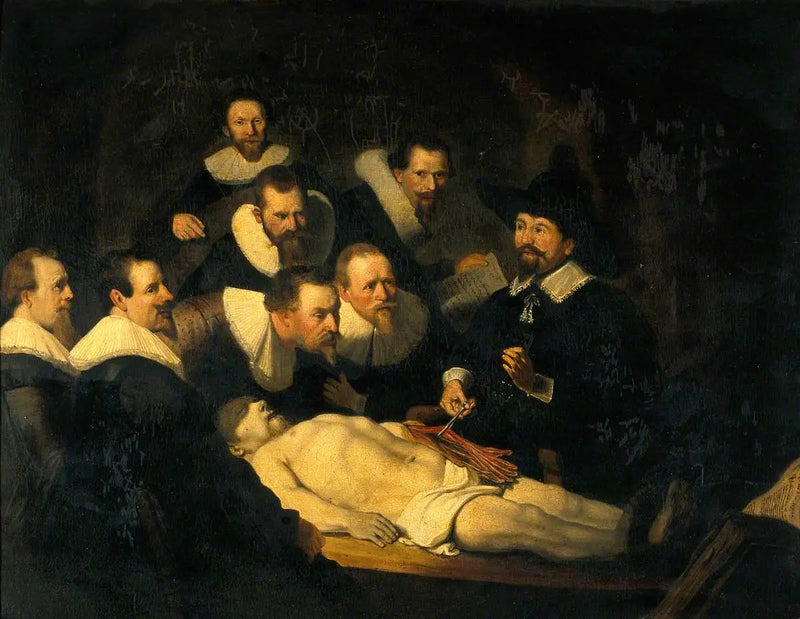 Anatomia doktora Nicolaesa Tulpa - Rembrandt