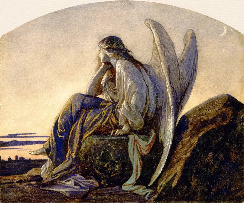 Anioł wieczorny czuwający nad miastem - Alexandre Cabanel
