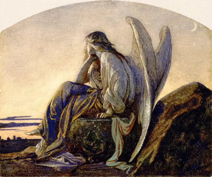 Anioł wieczorny czuwający nad miastem - Alexandre Cabanel