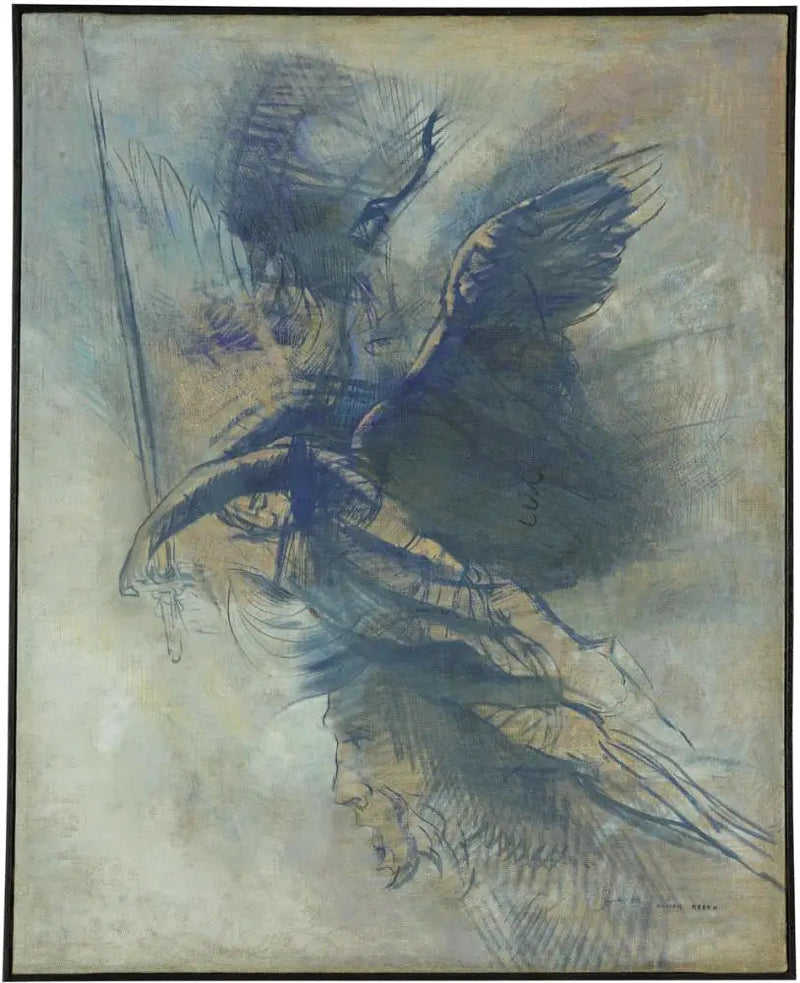Wojowniczy anioł - Odilon Redon