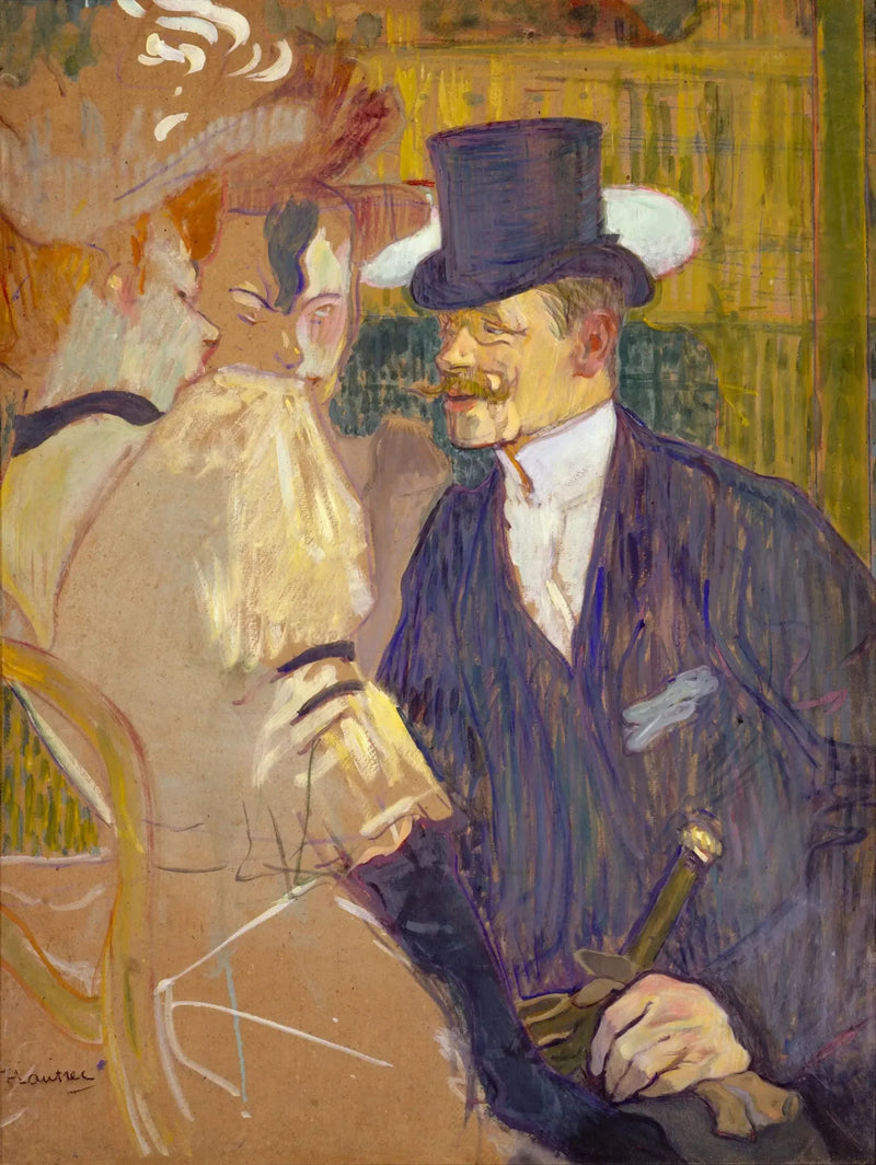 Anglik w Moulin-Rouge - Henri de Toulouse-Lautrec