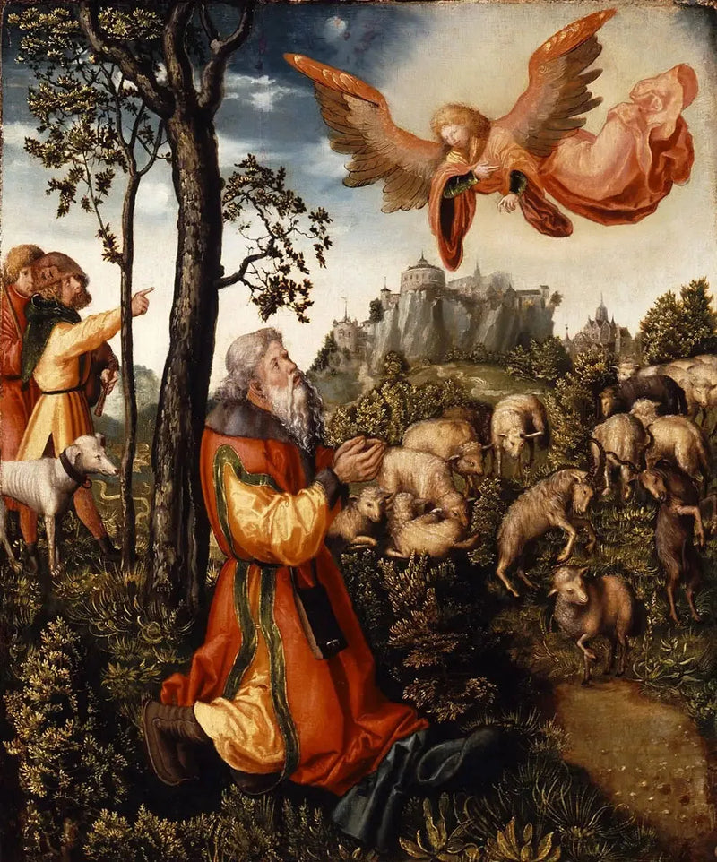 Zwiastowanie Joachimowi - Lucas Cranach Starszy