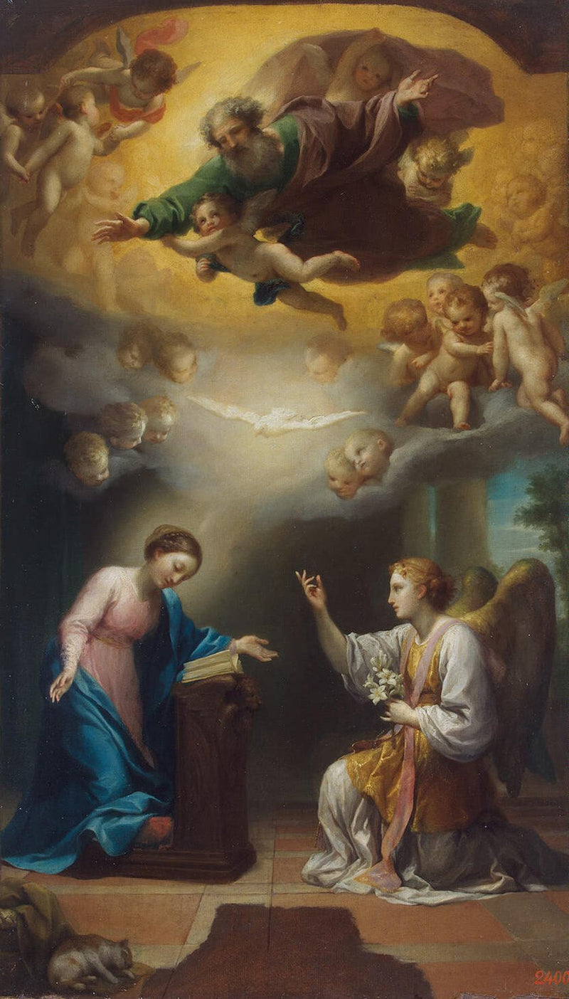 Zwiastowanie - Anton Raphael Mengs
