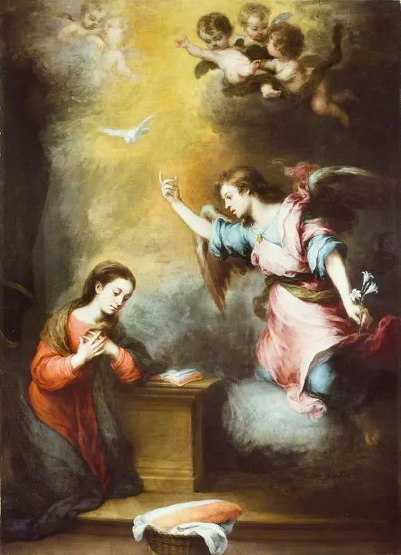 Zwiastowanie - Bartolomé Esteban Murillo