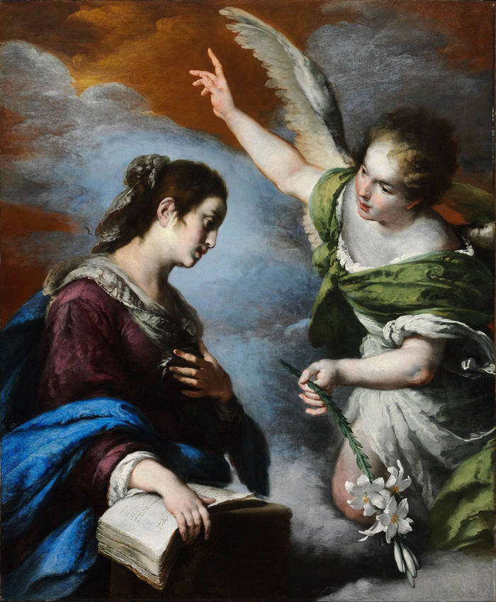 Zwiastowanie - Bernardo Strozzi
