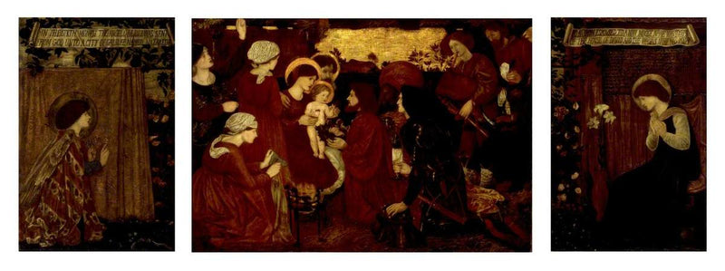 Zwiastowanie i Pokłon Trzech Króli - Edward Burne-Jones