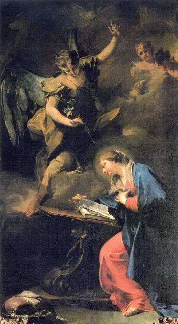Zwiastowanie - Giovanni Battista Pittoni