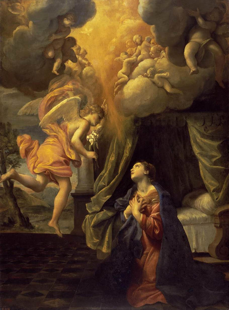 Zwiastowanie - Giovanni Lanfranco