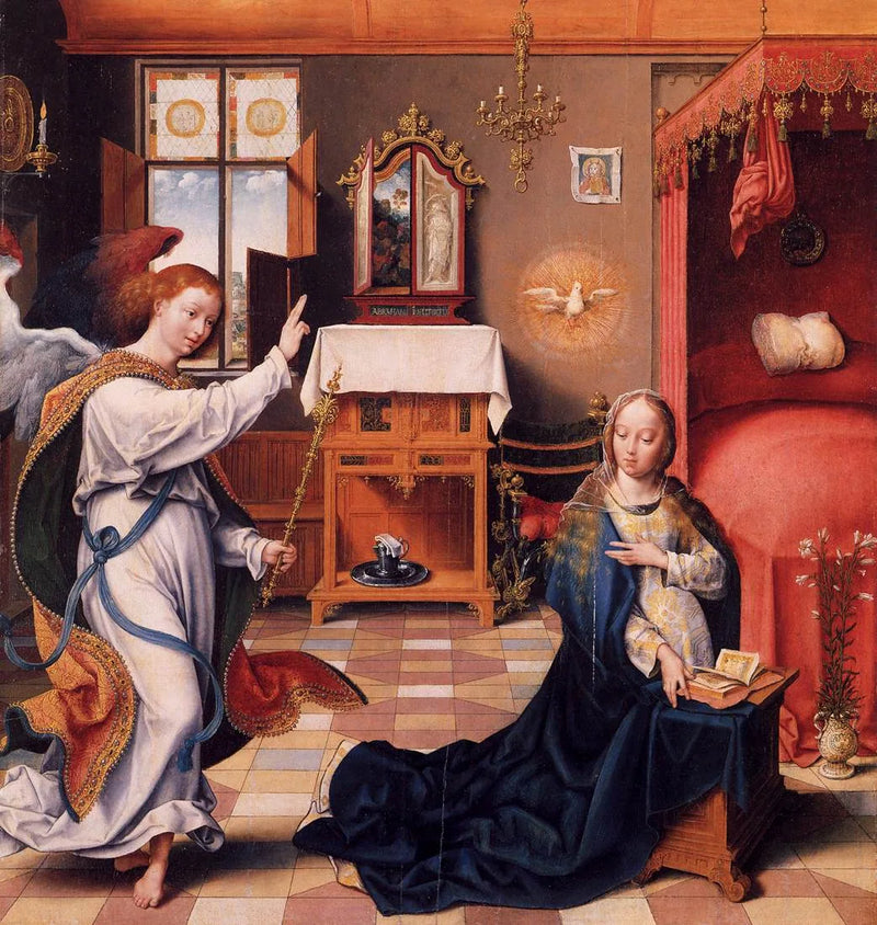Zwiastowanie. - Joos van Cleve