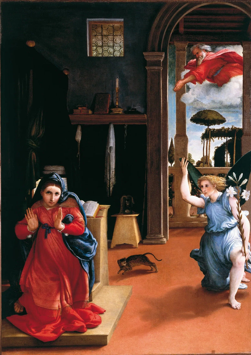 Zwiastowanie - Lorenzo Lotto