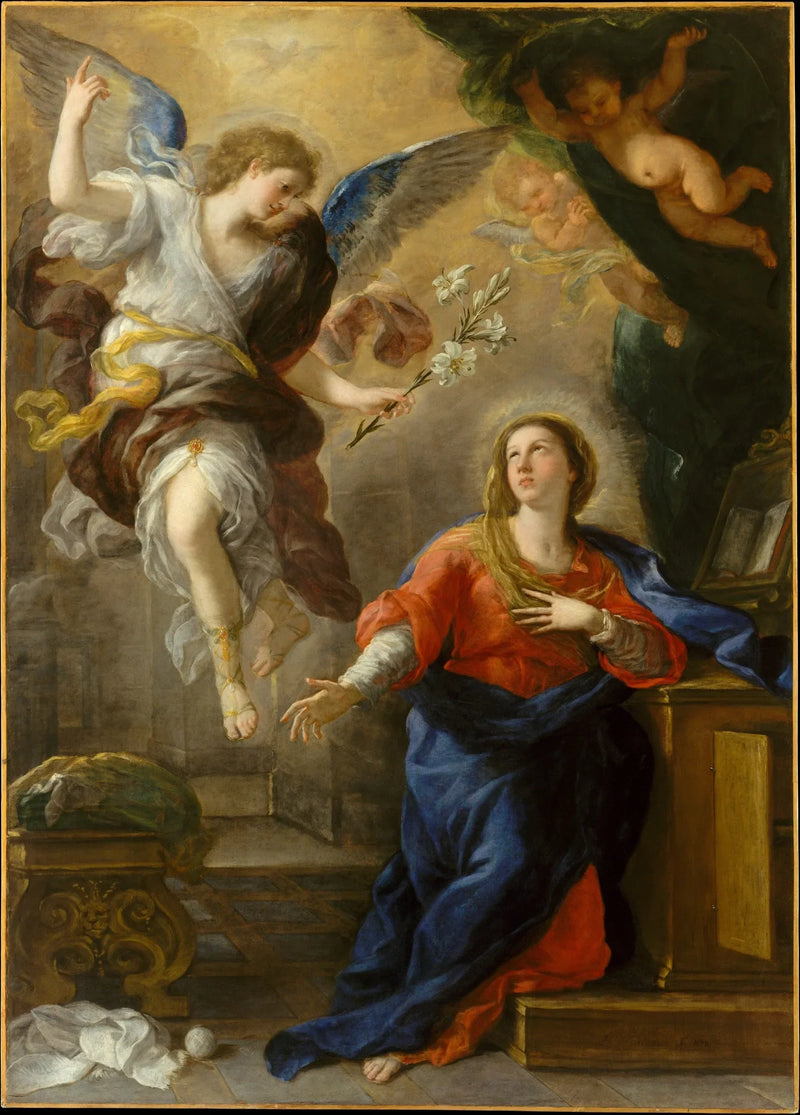 Zwiastowanie - Luca Giordano
