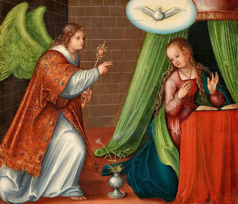Zwiastowanie - Lucas Cranach Starszy