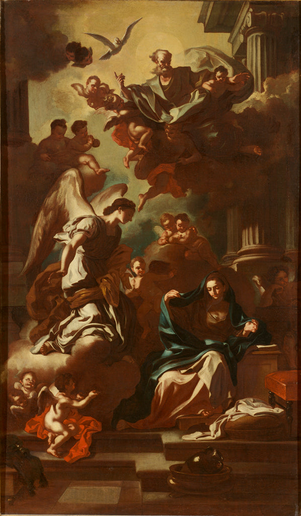 Zwiastowanie, model do retabulum kościoła San Rocco - Francesco Solimena