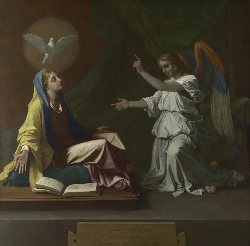 Zwiastowanie - Nicolas Poussin