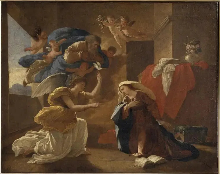 Zwiastowanie - Nicolas Poussin