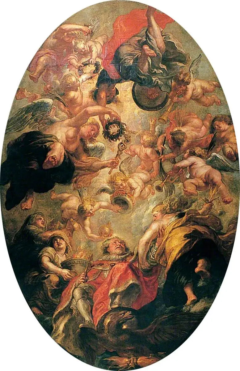 Apoteoza Jakuba I - Peter Paul Rubens