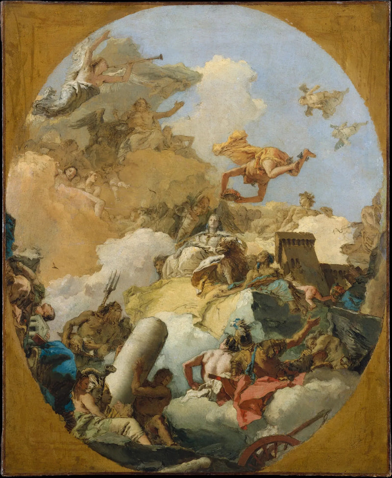 Apoteoza monarchii hiszpańskiej - Giovanni Battista Tiepolo