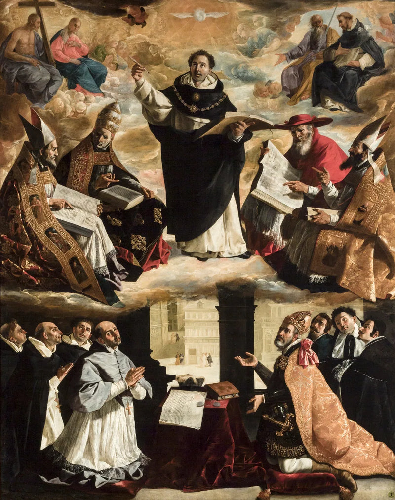Apoteoza św. Tomasza z Akwinu - Francisco de Zurbarán
