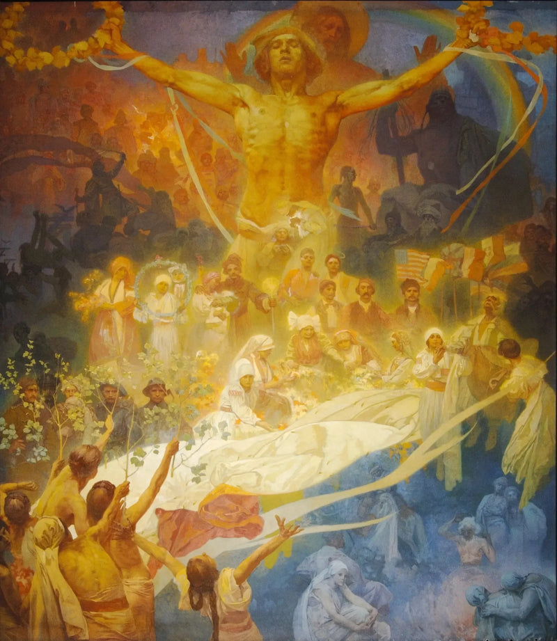 Apoteoza niewolników - Alphonse Mucha