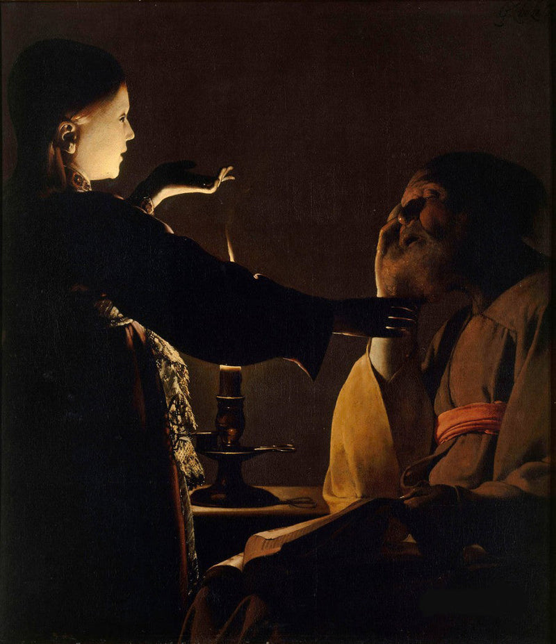 Objawienie się anioła Józefowi - Georges de La Tour