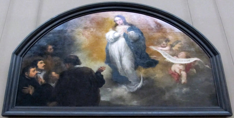 Objawienie Niepokalanie Poczęcia z sześcioma postaciami - Bartolomé Esteban Murillo