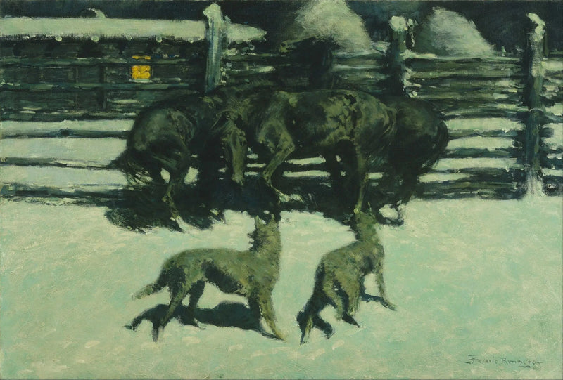 Wezwanie o pomoc - Frederic Remington
