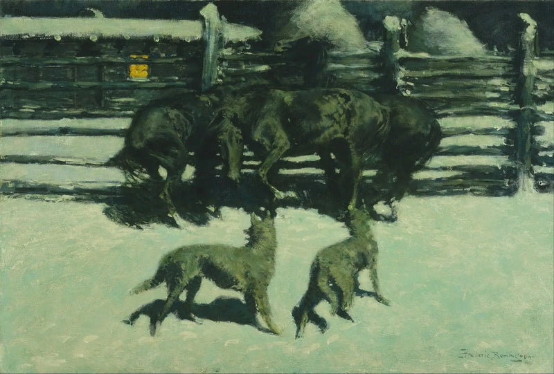 Wezwanie o pomoc - Frederic Remington