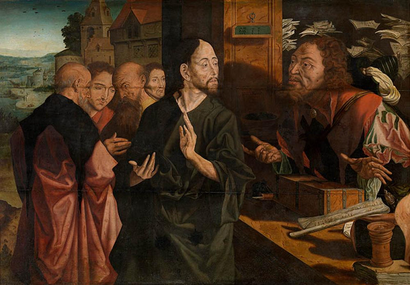 Wezwanie świętego Mateusza - Marinus van Reymerswale