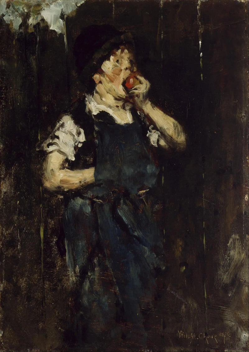 Uczeń (Chłopiec z Jabłkiem) - William Merritt Chase