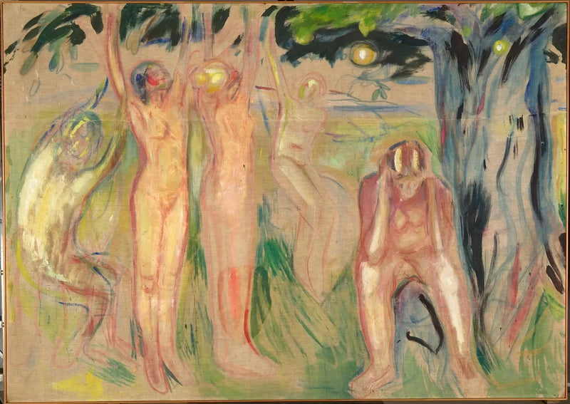 Drzewo życia: lewa część - Edvard Munch
