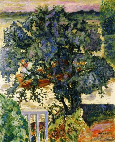 Drzewo przy rzece - Pierre Bonnard