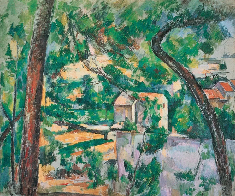 Drzewo skręcone - Paul Cézanne