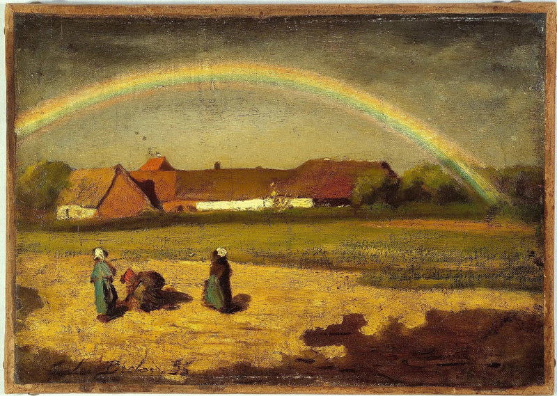 Tęcza w Courrières - Jules Breton