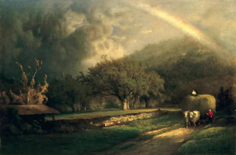 Tęcza na wzgórzach Berkshire - George Inness