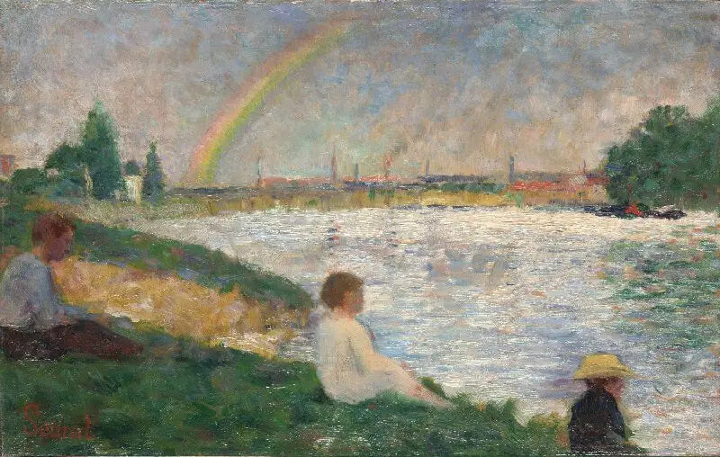 Tęcza: Studium do „Kąpiących się w Asnières” - Georges Seurat