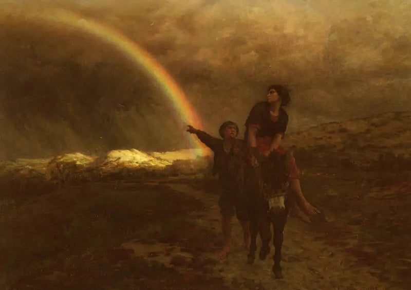 Tęcza - Jules Breton