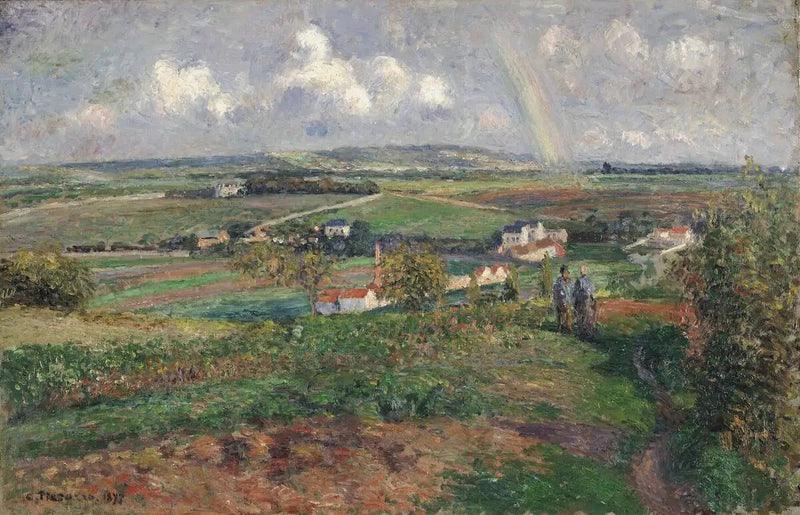 Tęcza, Pontoise - Camille Pissarro