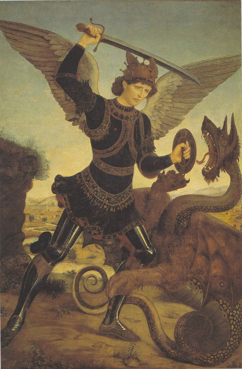 Archanioł Michał i smok - Cosimo Tura