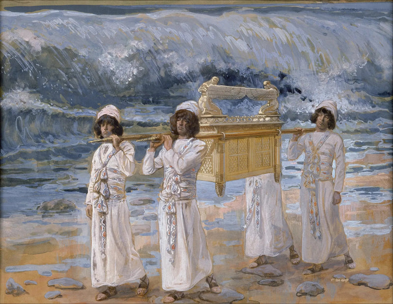 Arka przechodzi Jordan - James Tissot