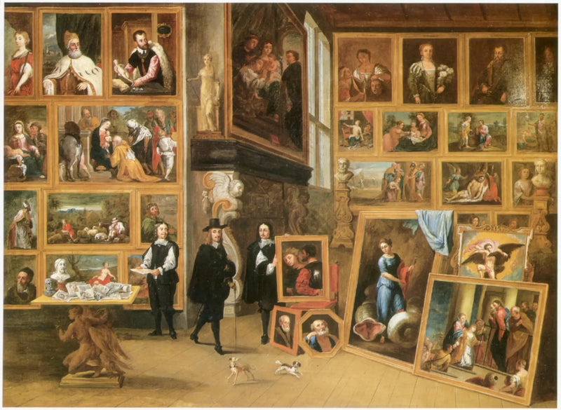 Arcyksiążę Leopold-Guillaume w swojej galerii w Brukseli - David Teniers Młodszy
