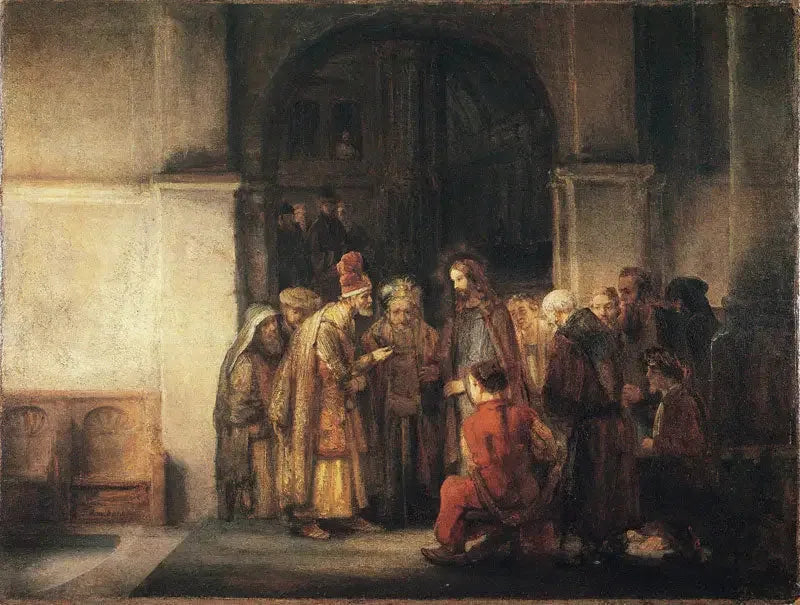 Pieniądze trybutu - Rembrandt