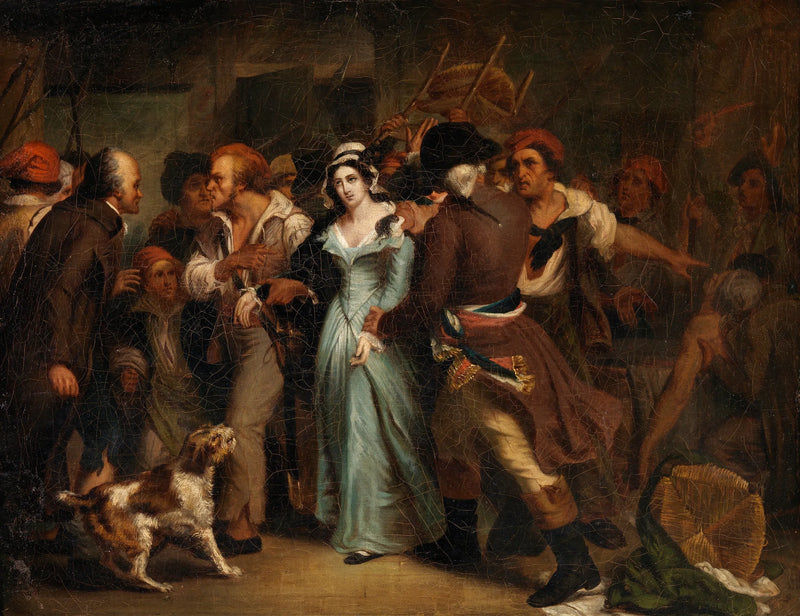 Aresztowanie Charlotte Corday - Ary Scheffer