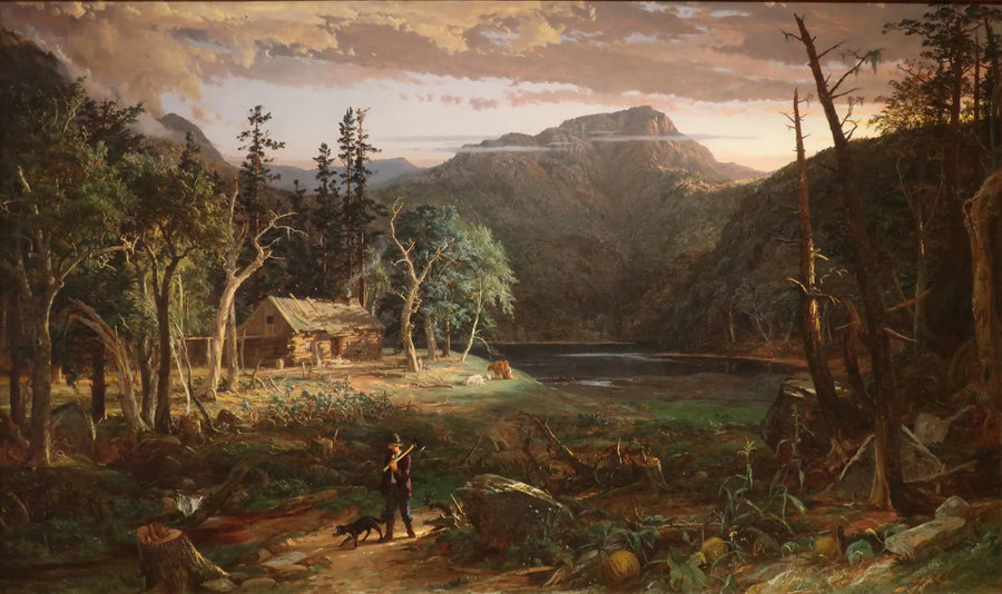 Tło Ameryki - Jasper Francis Cropsey
