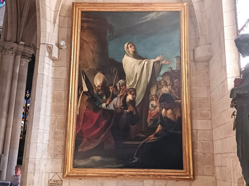 l'Arrivée de sainte Marthe en Provence - Joseph-Marie Vien