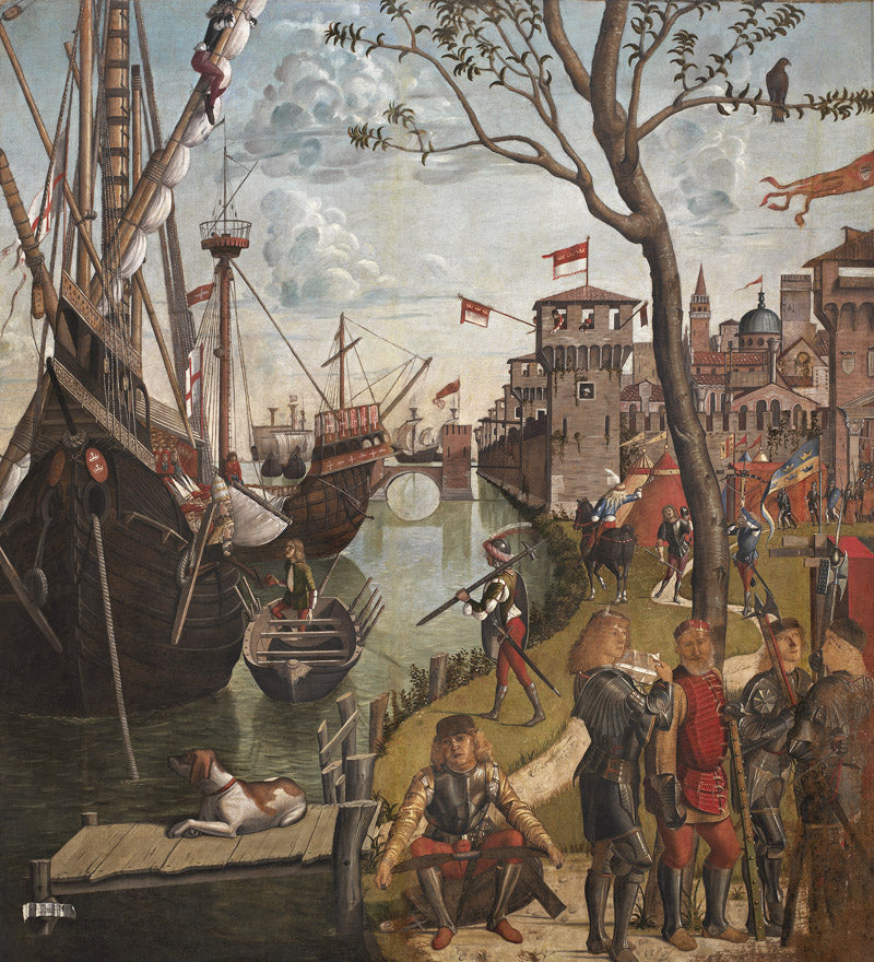 Przybycie pielgrzymów do Kolonii - Vittore Carpaccio