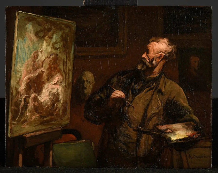 Artysta przy Grobie Pańskim - Honoré Daumier