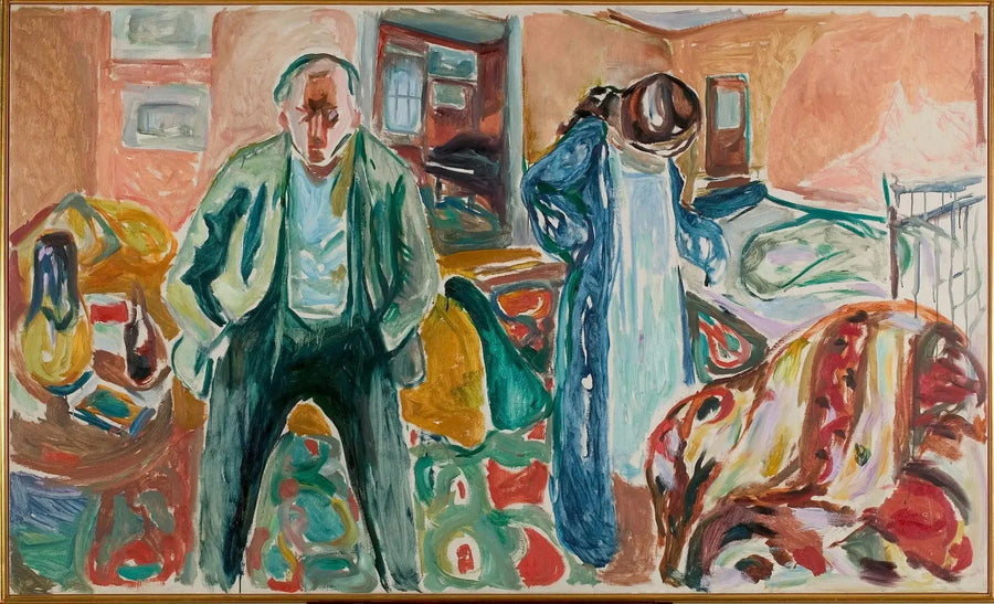 Artysta i jego model - Edvard Munch